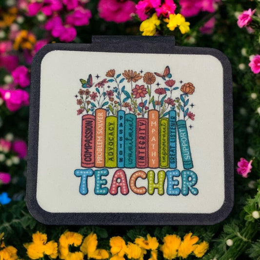 Teacher bookmark magnet, book club, book lover, bookmark club, pink